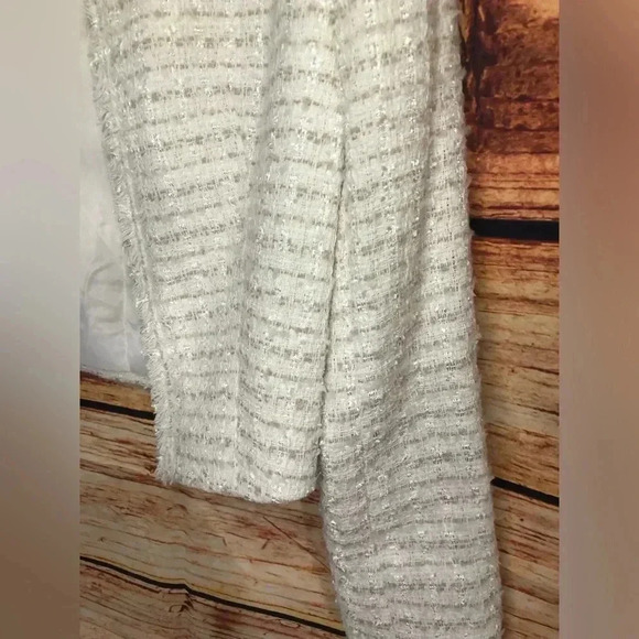 Tweed cardigan with collar - Picture 3 of 7